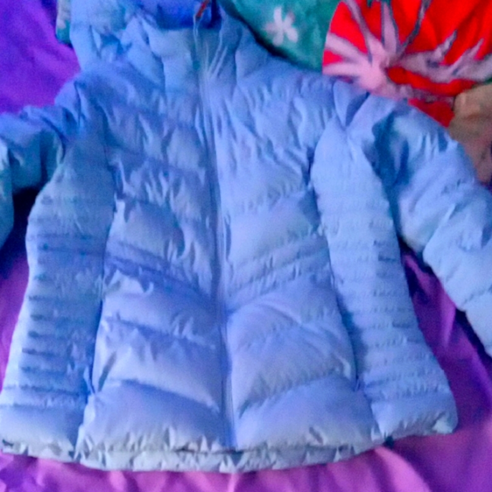 Light Blue Puffer Jacket